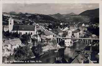 Bild einer Postkarte aus Waidhofen an der Ybbs